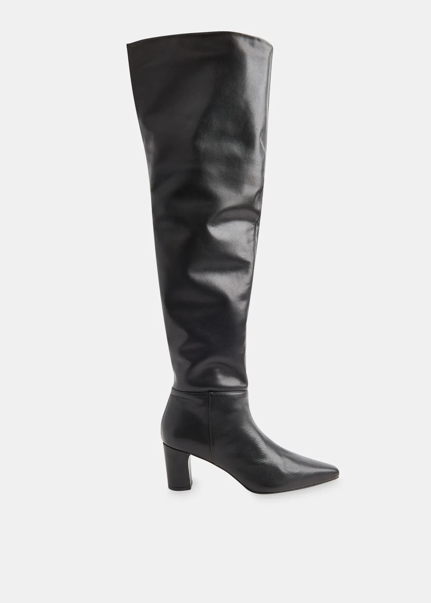 Black Inessa Over The Knee Boot