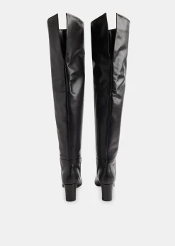 Black Inessa Over The Knee Boot