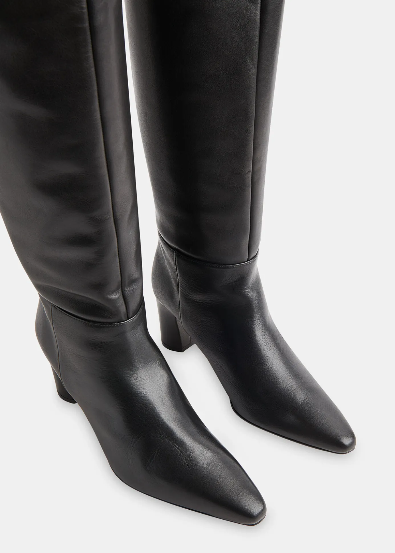 Black Inessa Over The Knee Boot