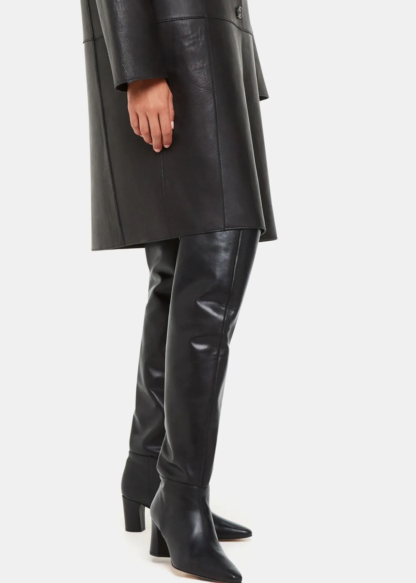 Black Inessa Over The Knee Boot