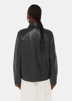 Black Kate Zip Leather Jacket