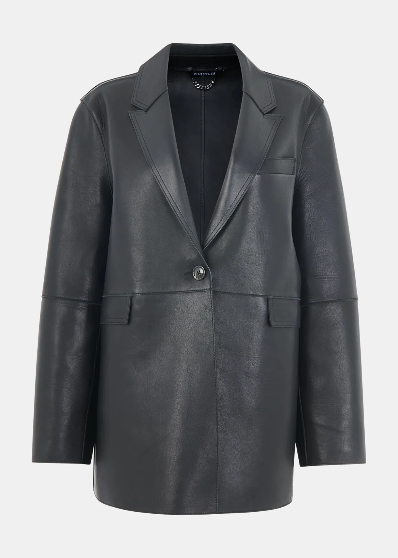 Black Katrina Clean Bonded Blazer