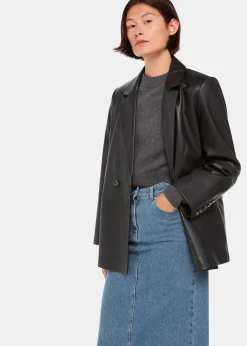 Black Keeley Double Breasted Blazer