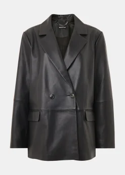 Black Keeley Double Breasted Blazer