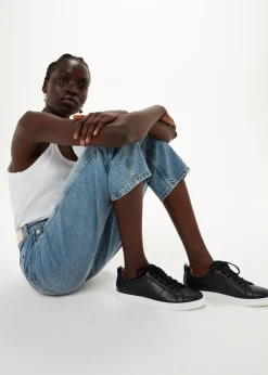 Black Koki Lace Up Trainer