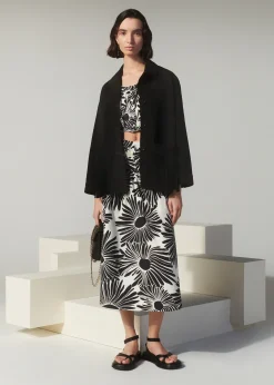 Black Lani Tassel Suede Jacket