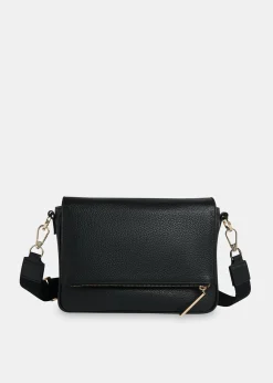 Black Large Bibi Crossbody Bag