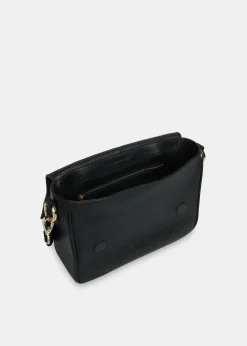 Black Large Bibi Crossbody Bag