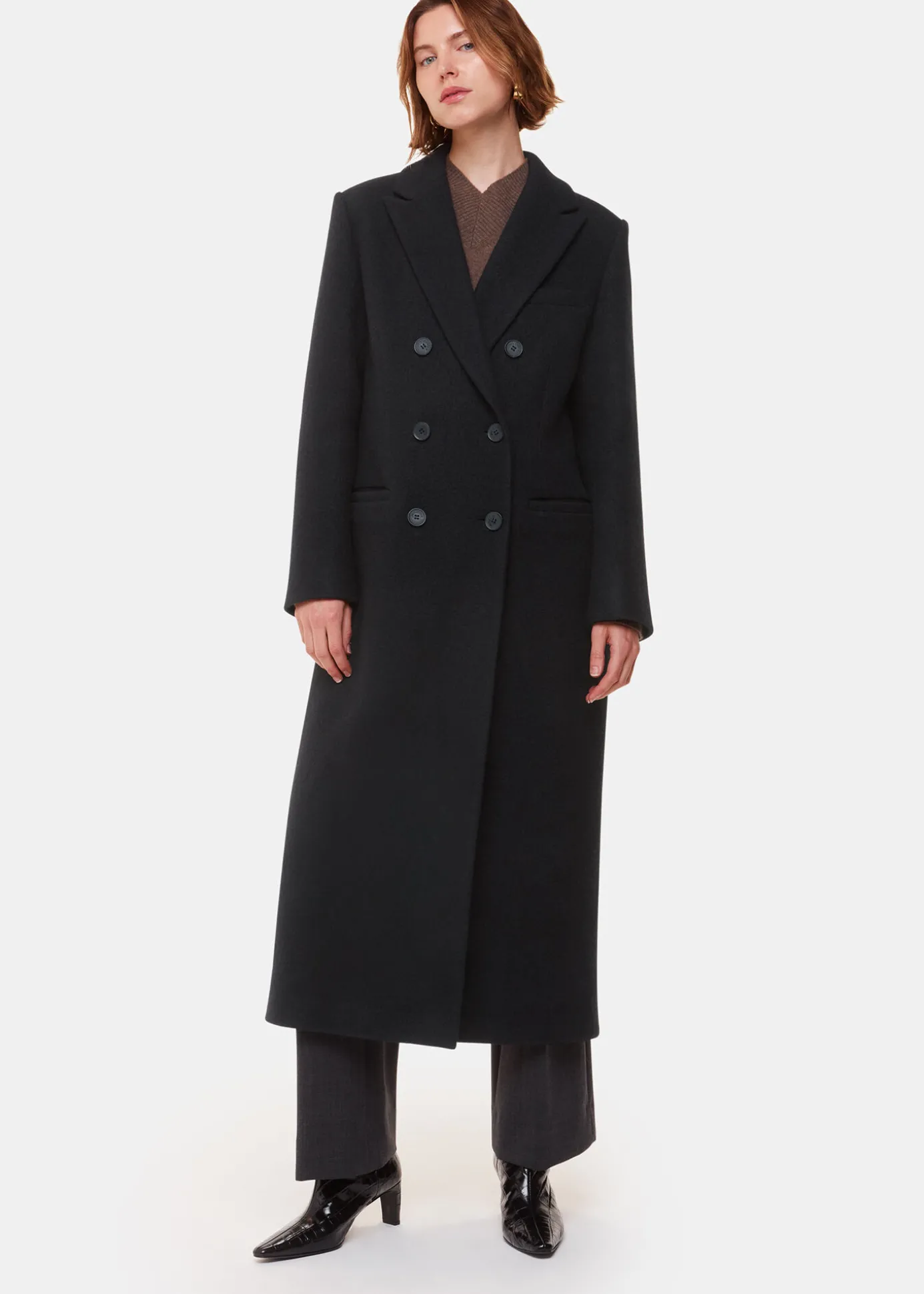Black Lori Longline Coat