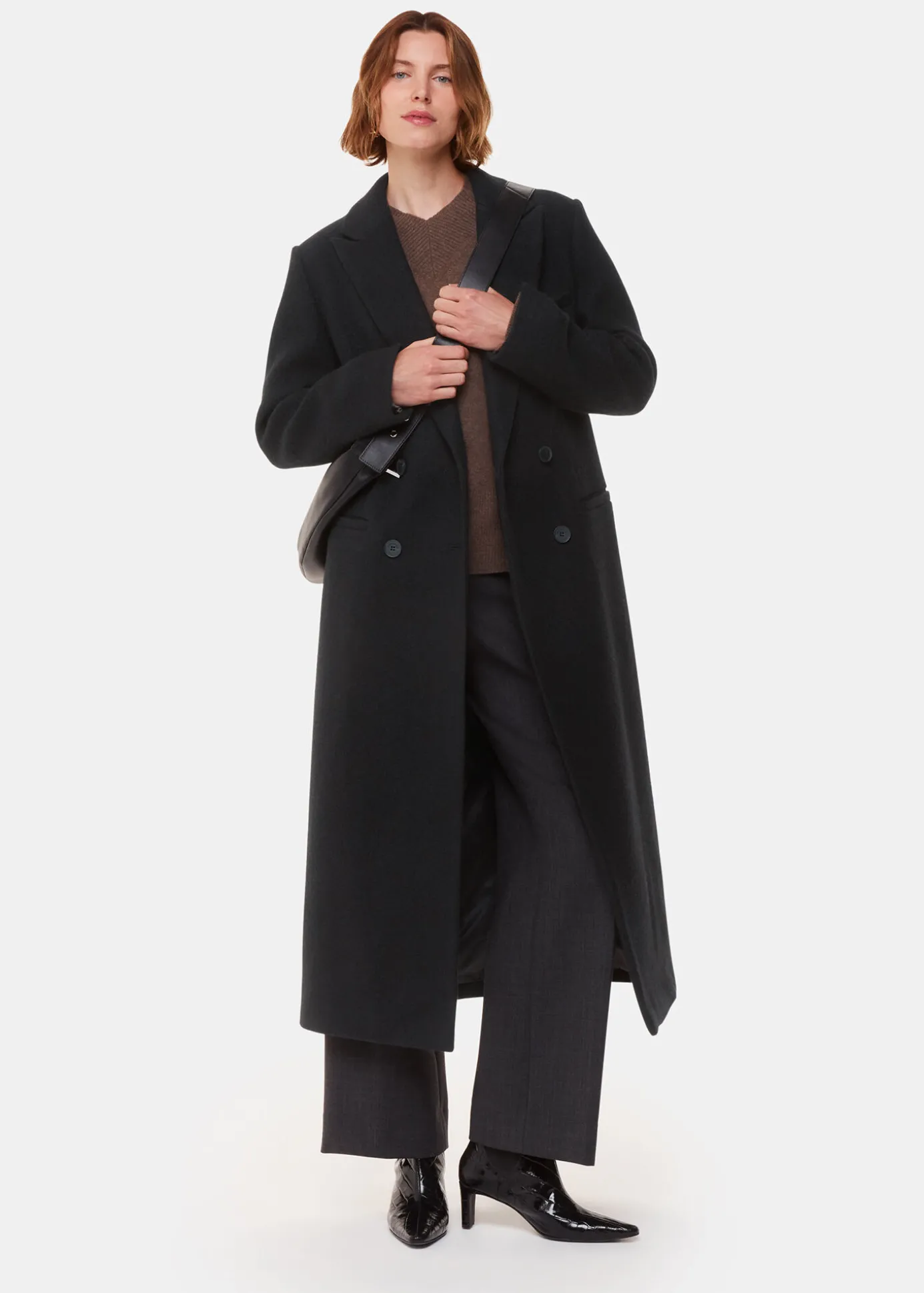Black Lori Longline Coat