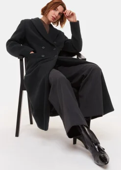 Black Lori Longline Coat