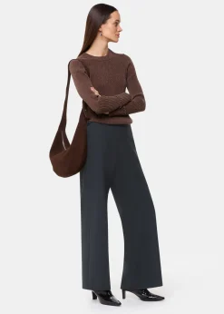 Black Louisa Tab Detail Trouser
