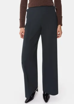 Black Louisa Tab Detail Trouser