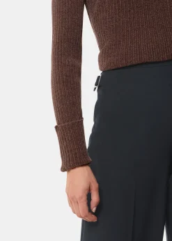 Black Louisa Tab Detail Trouser