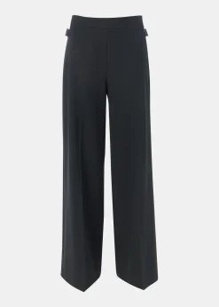 Black Louisa Tab Detail Trouser