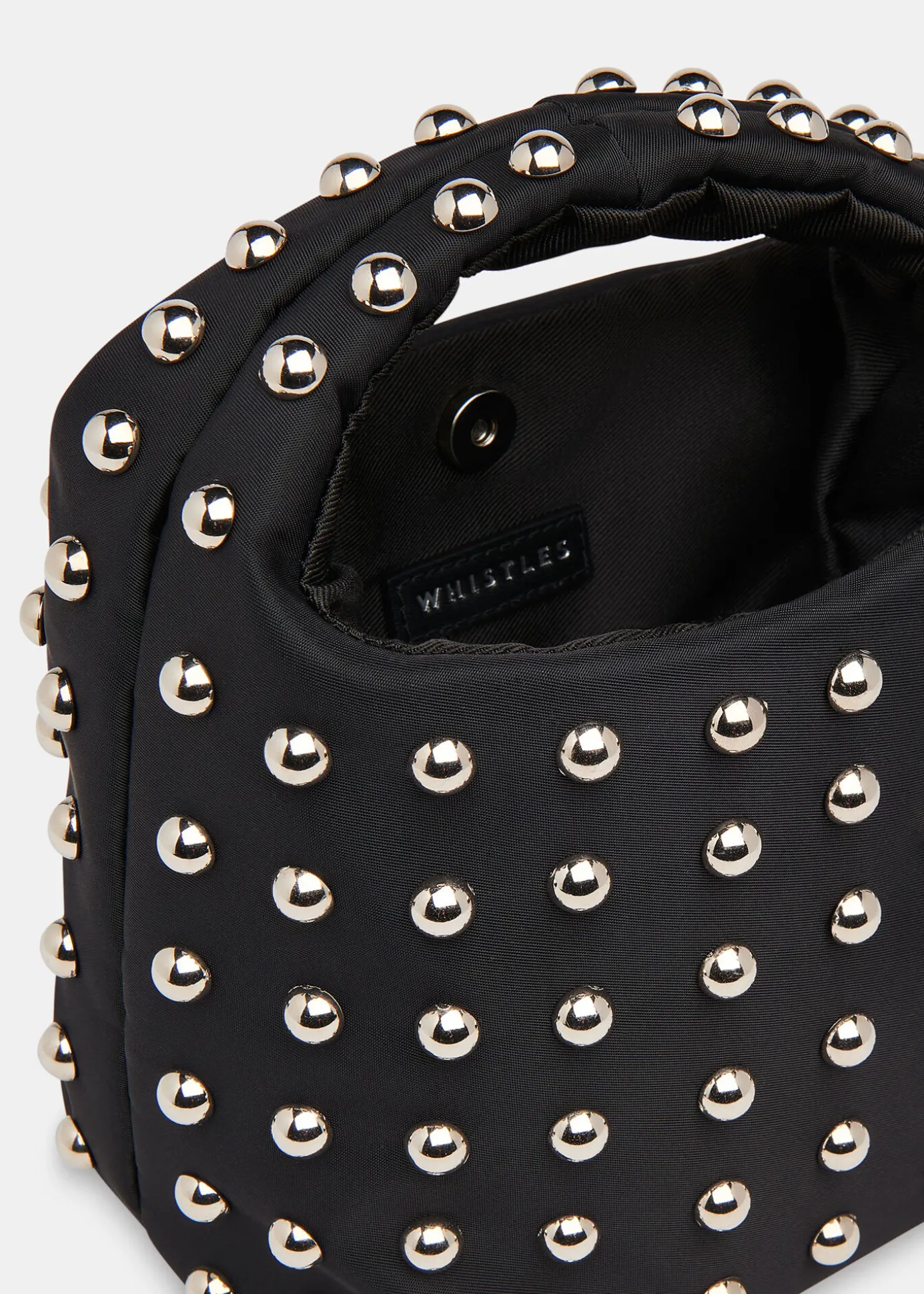 Black Luz Studded Mini Bag