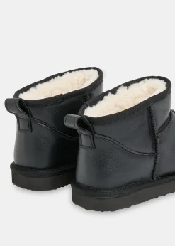 Black Mable Slipper Boot