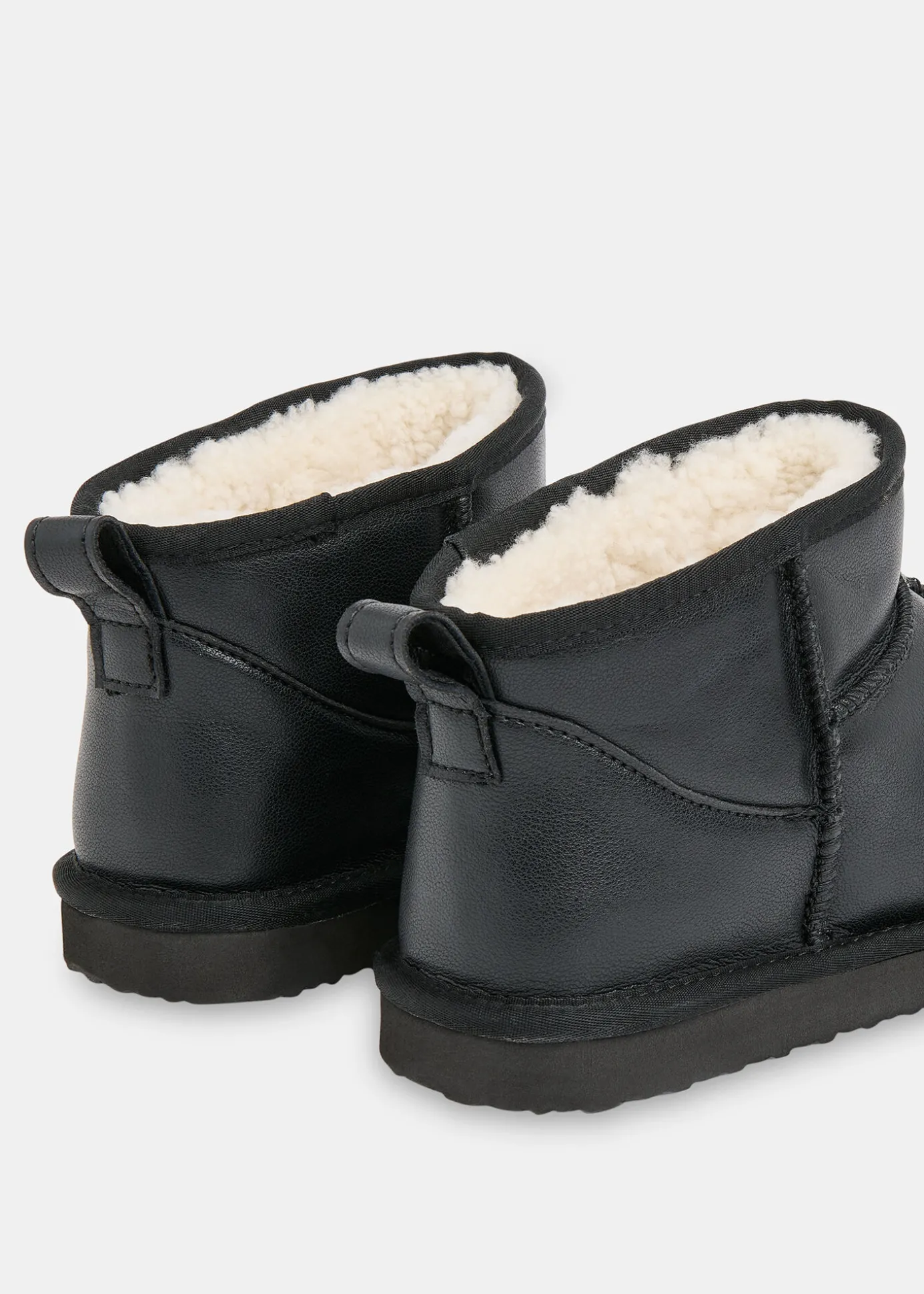 Black Mable Slipper Boot