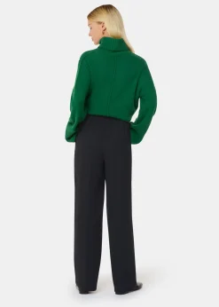 Black Maria Fluid Crepe Trouser