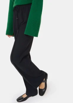 Black Maria Fluid Crepe Trouser