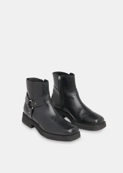 Black Matteo Biker Boot