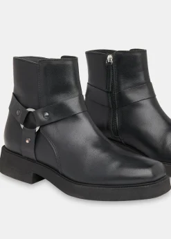 Black Matteo Biker Boot