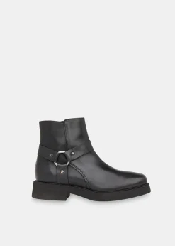 Black Matteo Biker Boot
