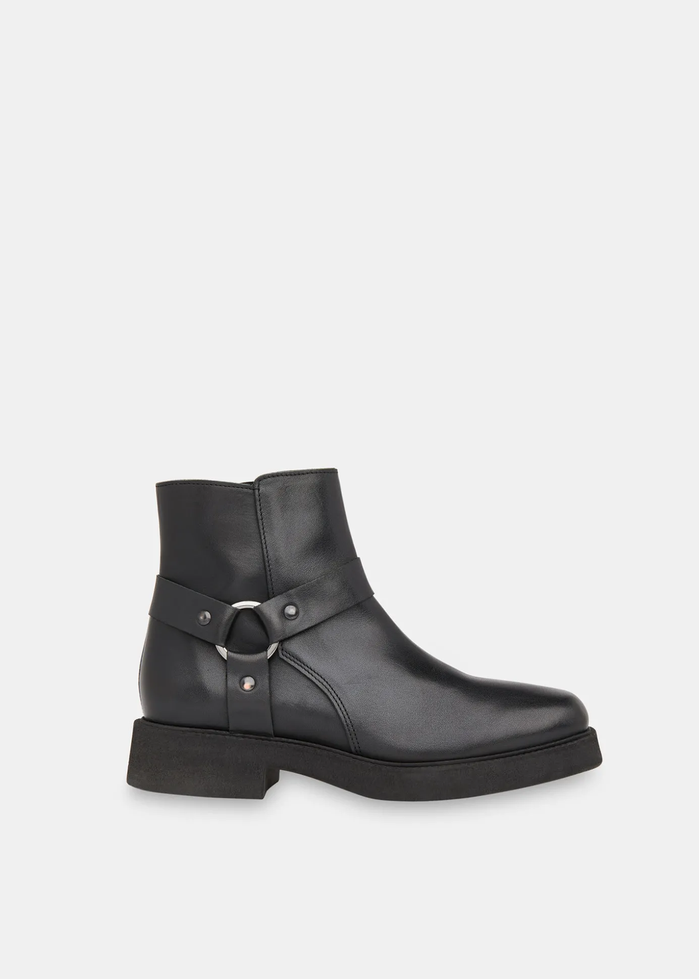 Black Matteo Biker Boot