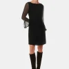 Black Myla Velvet Mini Dress