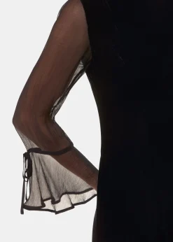 Black Myla Velvet Mini Dress