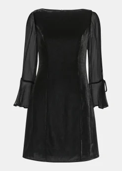 Black Myla Velvet Mini Dress