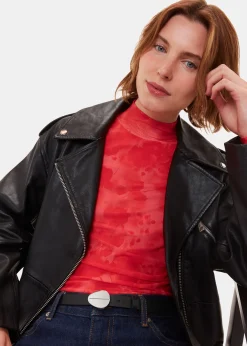 Black Oval Buckle Belt