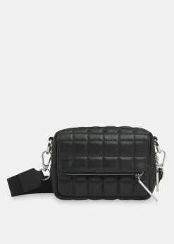 Black Quilted Bibi Crossbody Bag