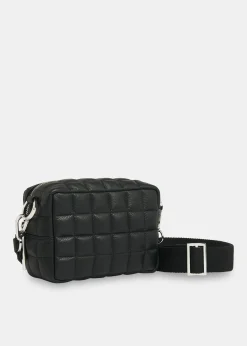 Black Quilted Bibi Crossbody Bag