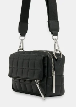 Black Quilted Bibi Crossbody Bag