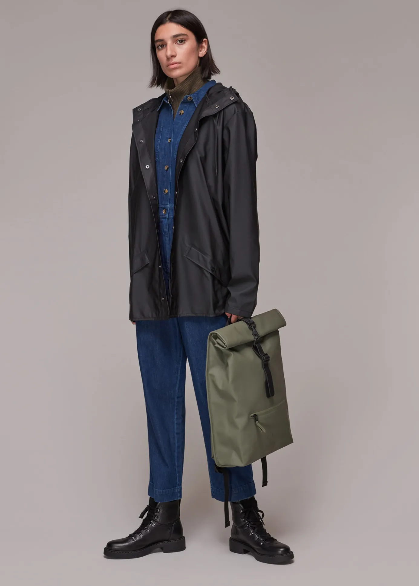 Black Rains Hooded Jacket