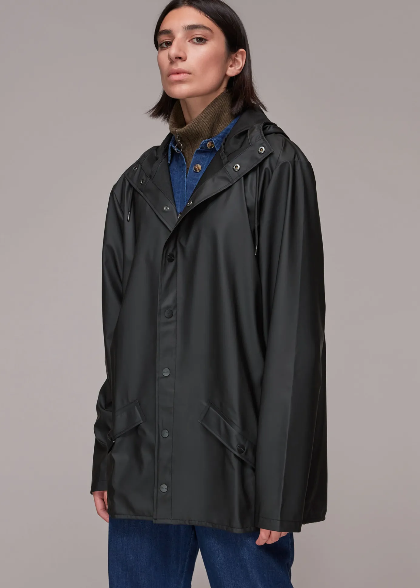 Black Rains Hooded Jacket