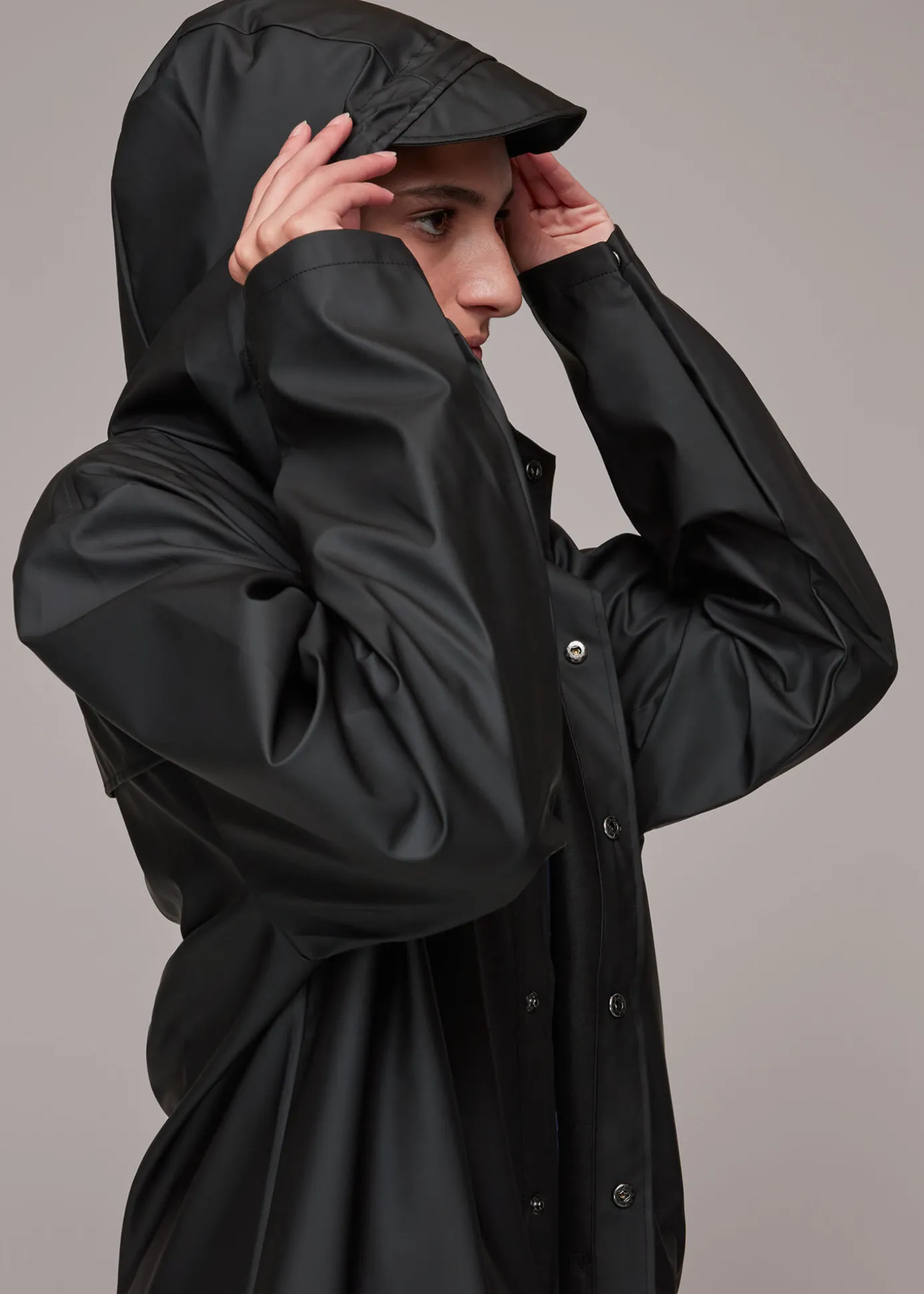 Black Rains Hooded Jacket