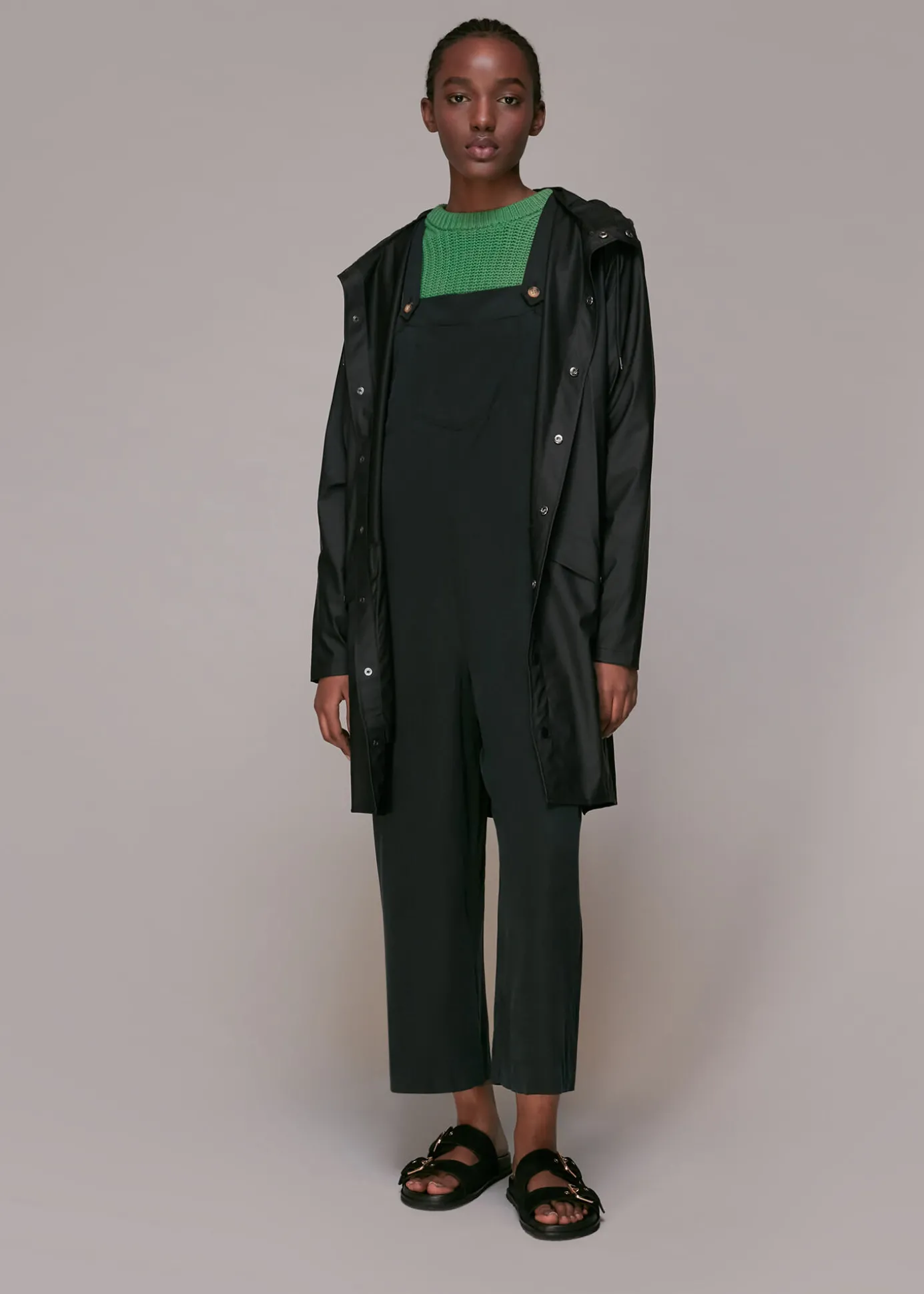 Black Rains Long Jacket