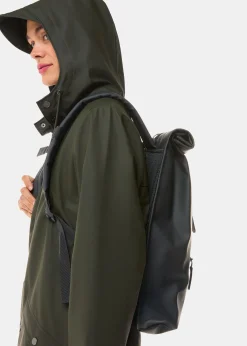 Black Rains Roll Top Backpack