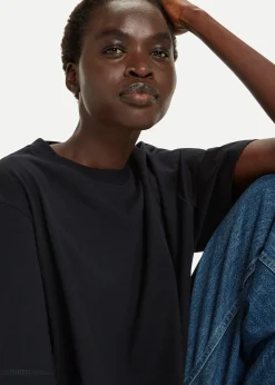 Black Relaxed Tee