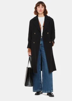 Black Riley Trench Coat
