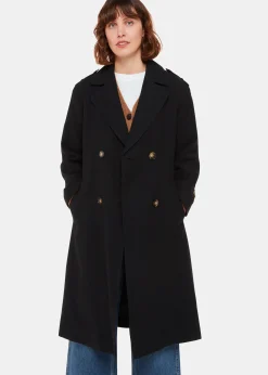 Black Riley Trench Coat