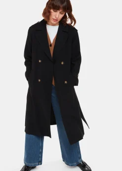 Black Riley Trench Coat