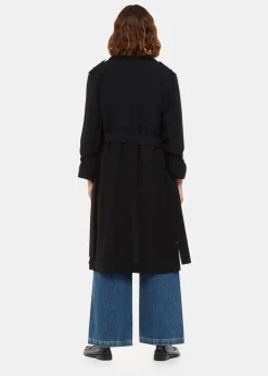 Black Riley Trench Coat