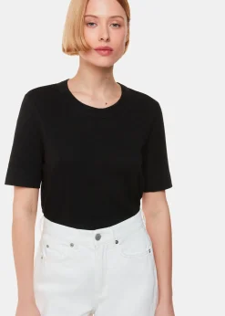 Black Rosa Double Trim T-Shirt
