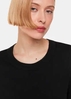 Black Rosa Double Trim T-Shirt