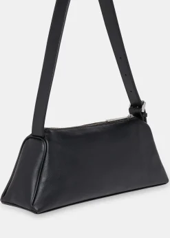 Black Seva Triple Zip Shoulder Bag