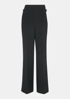 Black Sienna Wool Blend Trouser