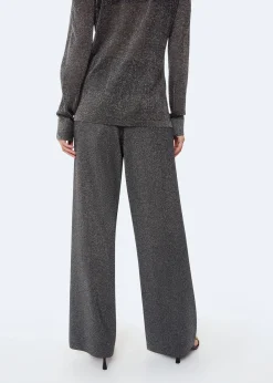 Black Sparkle Knitted Trouser